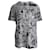 Camiseta com estampa de mangá MCQ Alexander McQueen em algodão preto e branco Multicor  ref.899905
