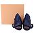 Autre Marque n21 Mules Peep Toe con nodo Raso in raso blu navy - vista 9