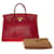 Hermès Bolsa Hermes Birkin 40 em couro vermelho - 101216  ref.900050