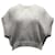 Suéter de malha Brunello Cucinelli recortado em algodão branco  ref.900127