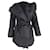 Vivienne Westwood Anglomania Propaganda Puffer Coat em lã preta Preto  ref.900143