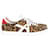Aquazzura A Leopard Print Low Top Sneakers in Multicolor Suede   ref.900168