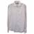 Brunello Cucinelli Camisa de corte slim a cuadros en algodón blanco  ref.900229