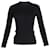 Autre Marque Dion Lee Perforated Back Sweater Top in Black Viscose Cellulose fibre  ref.900251