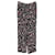 Ganni Krepphose mit geradem Bein aus Viskose mit Blumendruck Zellulosefaser  ref.900264