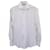 Gestreiftes Slim-Fit-Hemd von Brunello Cucinelli aus weißer und marineblauer Baumwolle  ref.900294