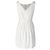 Moschino Abito plissè traforato in cotone panna Bianco Crudo - vista 3