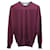 Brunello Cucinelli Crewneck Sweater in Burgundy Cashmere Dark red Wool  ref.900353