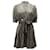Ba&sh - Robe courte froncée nouée sur le devant en coton à imprimé fleuri  ref.900358