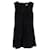 Ärmelloses Kleid mit V-Ausschnitt von Alexander McQueen aus schwarzer Baumwolle  ref.900359