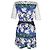 Mini abito scanalato stampato Peter Pilotto in seta multicolor Stampa python - vista 3