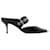 Oversized Sandals - Alexander Mcqueen - Black/Silver - Leather  ref.900391