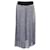 Maje Geometric Pleated Full Length Skirt in Multicolor Polyester Multiple colors  ref.900392