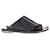Givenchy Chain-Link Accents Slides in Black Leather  ref.900450