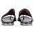 Givenchy Chain-Link Accents Slides in pelle nera - vista 3