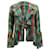 Blusa xadrez com babados Etro em seda multicolorida Multicor  ref.900473