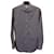 Brunello Cucinelli Camisa de corte slim a cuadros vichy en algodón gris  ref.900484