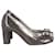 Sapatos Dolce & Gabbana em couro envernizado cinza  ref.900490