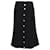 Jupe mi-longue boutonnée Altuzarra en polyester noir  ref.900515