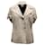 Akris Punto Wide Collar Jacket in Beige Silk   ref.900523
