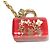 Speedy Louis Vuitton Bijoux de sac chaîne et porte clés Rosso - vista 3
