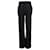 Khaite Isabella Rigid Straight Leg Jeans aus schwarzer Baumwolle  ref.901193
