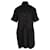 Maison Martin Margiela Vestido camisero a capas de algodón negro de Maison Margiela  ref.901200