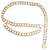 Cambon Chanel cinturón de cadena dorada Dorado  ref.901216