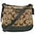 Coach Signature Shoulder Bag Canvas Leather Beige Khaki Brown Auth am4217 Cloth  ref.901323