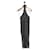 JACQUEMUS  Dresses T.International S Cotton Black  ref.901438