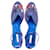 Philippe Model sandali Nero Blu Bordò Porpora  ref.901463