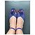 Sandali Philippe Model Blu Klein e Viola Ricamo in Rafia Taglia 39 Nero Bordò Porpora - vista 3