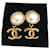 Chanel Ohrringe Gold hardware Metall  ref.901544