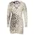 Mini abito Diane Von Furstenberg con stampa Reina in seta con stampa animalier  ref.901555