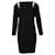 Jean Paul Gaultier Kleid mit Schulterausschnitten aus schwarzem Triacetat Synthetisch  ref.901598
