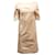 Jil Sander Short Sleeves Midi Dress in Nude Polyester Flesh  ref.901617