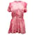 Autre Marque LoveShackFancy Sheldon Mini Dress in Pink Cotton  ref.901620