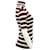 Victoria Beckham a righe 3/4 Top manica in lana multicolor Stampa python  ref.901621
