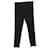 Stella Mc Cartney Stella McCartney Jeans mit rohem Saum aus schwarzem Baumwolldenim Baumwolle  ref.901659