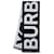 Echarpe logo - Burberry - Laine - Noir  ref.901664