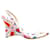 Sandália com cunha Jimmy Choo Slingback em lona com estampa floral  ref.901697