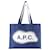 Apc Diane Einkaufstasche - A.P.C – Baumwolle – Blau  ref.901704