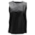 Theory Sleeveless Textured Top in Black Leather  ref.901729