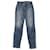 J Brand High Waisted Faded Wash Jeans in Blue Cotton Denim  ref.901738