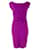 Diane Von Furstenberg vestido roxo Thane DvF Lã  ref.901798
