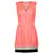 Vestido plisado con estampado de círculos en algodón rosa de Diane Von Furstenberg  ref.901942