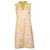 Giambattista Valli Vestido Estampa Floral Enfeitado com Cristais em Algodão Rosa  ref.901950