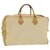 Hermès HERMES Victoria Boston Bag Canvas Beige Auth bs4934 Cloth  ref.902204
