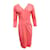 Kleid aus korallenrotem Viskose-Jersey von Escada  ref.902226
