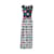 Vestido con patrón óptico vintage de Jeanne Lanvin Multicolor  ref.902233